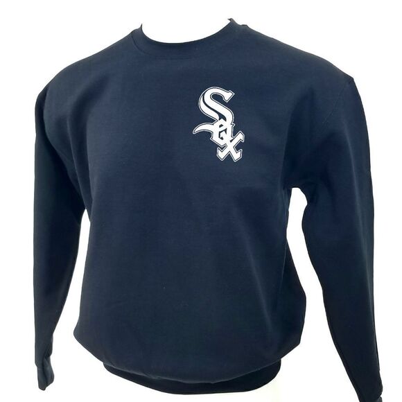 CHICAGO WHITE SOX OG Classic Logo Black Pullover Crewneck, Sweatshirt - y2k 90s - Picture 3 of 6